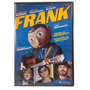 Frank DVD 2014 Michael Fassbender Maggie Gyllenhaal Factory Sealed w/ Tear